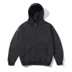 Zip-Thru Hoods|Pullover Hoods-Butter Goods crawing Zip-Thru Hood, Wahed idnight