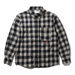 Shirts| Shirts-Butter Goods irocco hirt, Navy / White