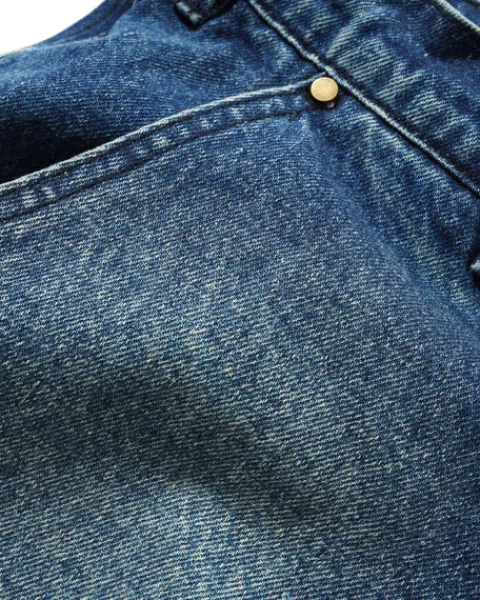Denim Jeans|Pants-Butter Goods Spike Denim Jeans, Distressed Indigo