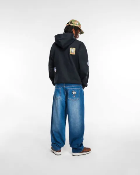 Denim Jeans|Pants-Butter Goods Spike Denim Jeans, Distressed Indigo