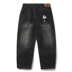 Denim Jeans|Pants-Butter Goods Spike Denim Jeans, Faded Black