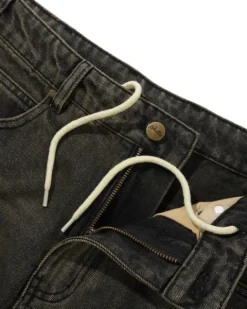 Denim Jeans|Pants-Butter Goods Straight Leg Denim Jeans, Brown Tint