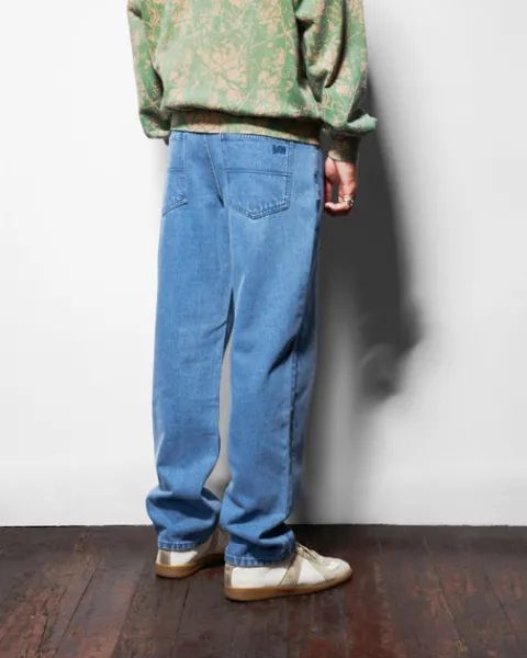 Denim Jeans|Pants-Butter Goods Straight Leg Denim Jeans, Dark Indigo