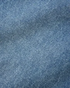Denim Jeans|Pants-Butter Goods Straight Leg Denim Jeans, Distressed Indigo