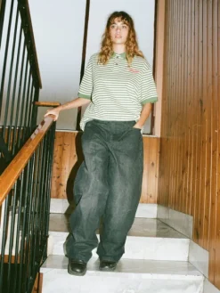 Shirts| Shirts-Butter Goods tripe Poo hirt, Navy / arine