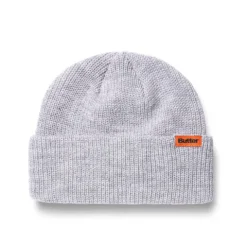 Hats|Beanies-Butter Goods Tall Wharfie Beanie, Ash