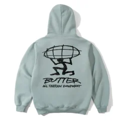 Zip-Thru Hoods|Pullover Hoods-Butter Goods Terrain Puover Hood, Dophin