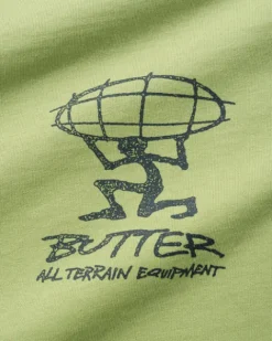 T-Shirts-Butter Goods Terrain Tee, Pitachio
