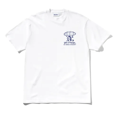 T-Shirts-Butter Goods Terrain Tee, White