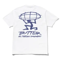 T-Shirts-Butter Goods Terrain Tee, White