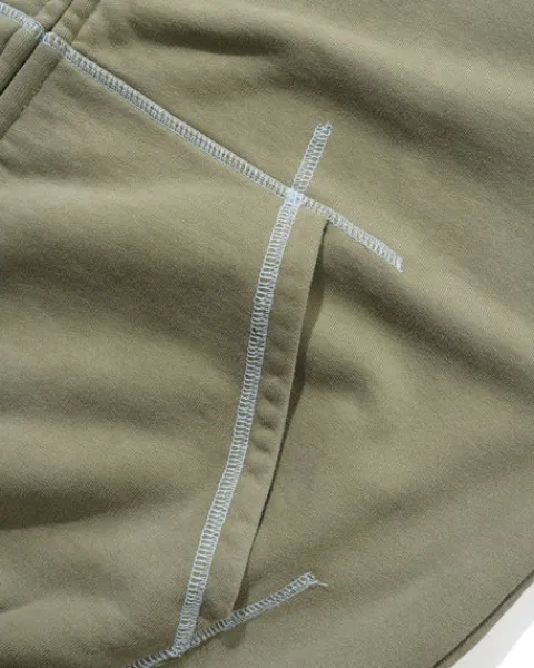Zip-Thru Hoods|Pullover Hoods-Butter Goods Trai titch Zip-Thru Hood, Wahed Du Ary