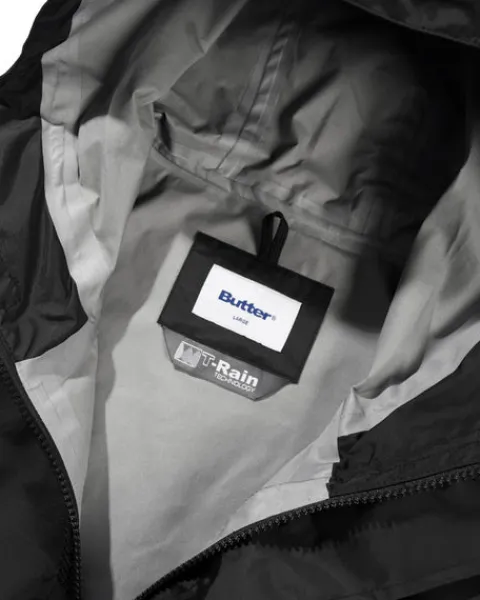 Jackets-Butter Goods T-Rain Jacket, Back / Graphite