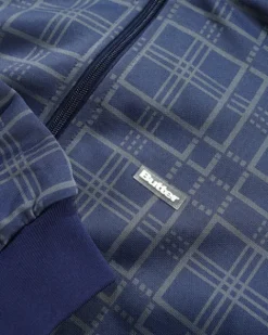 Jackets-Butter Goods Tricot Jacket, Navy Paid