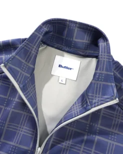 Jackets-Butter Goods Tricot Jacket, Navy Paid