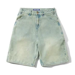 Denim Shorts|Shorts-Butter Goods Trim Denim Shorts, Sunfade Blue