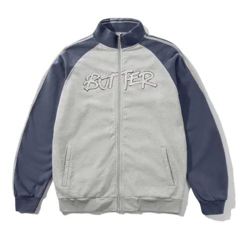 Jackets-Butter Goods Tunne Feece Track Jacket, Ah / Navy