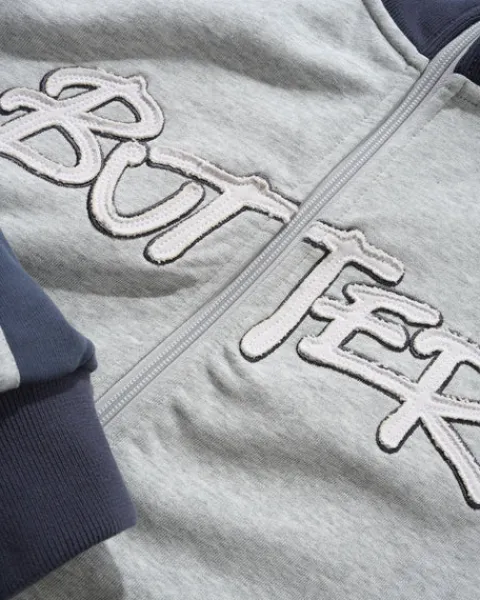 Jackets-Butter Goods Tunne Feece Track Jacket, Ah / Navy