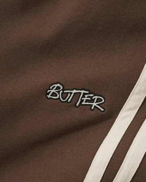 Denim Jeans|Pants-Butter Goods Tunne Trackpant, Chocoate / Beige
