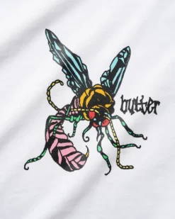 T-Shirts-Butter Goods Wap Tee, White