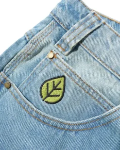Denim Jeans|Pants-Butter Goods Weathergear Denim Jeans, Distressed Indigo