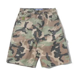 Denim Shorts|Shorts-Butter Goods Weathergear Denim Shorts, Woodland Camo