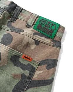 Denim Shorts|Shorts-Butter Goods Weathergear Denim Shorts, Woodland Camo