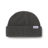 Hats|Beanies-Butter Goods Wharfie Beanie, Charcoal