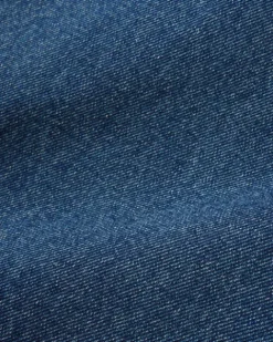 Denim Jeans|Pants-Butter Goods Wide Cut Denim Jeans, Mid Blue