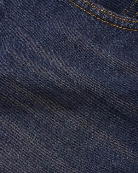 Denim Jeans|Pants-Butter Goods Wide Cut Denim Jeans, Tinted Dark Indigo